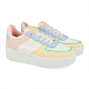 Zapatilla de Plataforma con Cordones