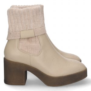 Botin de Tacon con Calcetin Elastico