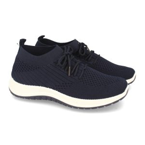Zapatillas con Tejido Elastico y Cordones