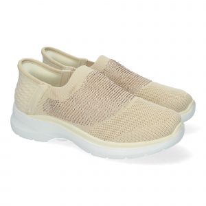 Zapatillas Deportivas de Mujer, Planas, Cómodas Material Elastico
