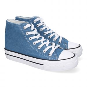 Bamba Abotinada para Mujer, Comodas y con Cierre de Cordones