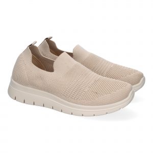 Zapatilla Plana Comoda para Mujer, Material Elastico, Sin Cierre, Slip On