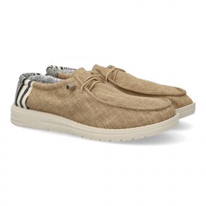 Zapatiilas deportivas comodas y ligeras para hombre, con cierre de cordones elasticos