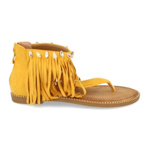 Sandalia de Esclava con Flecos para Mujer