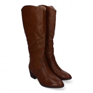 Botas de Tacón para Mujer, Comodas y Elegantes, Detalles de Caña Arrugada