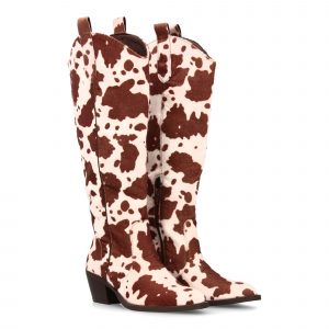 Botas cowboy estampado animal print