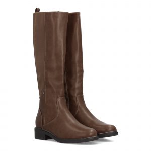 Bota alta elástica para mujer